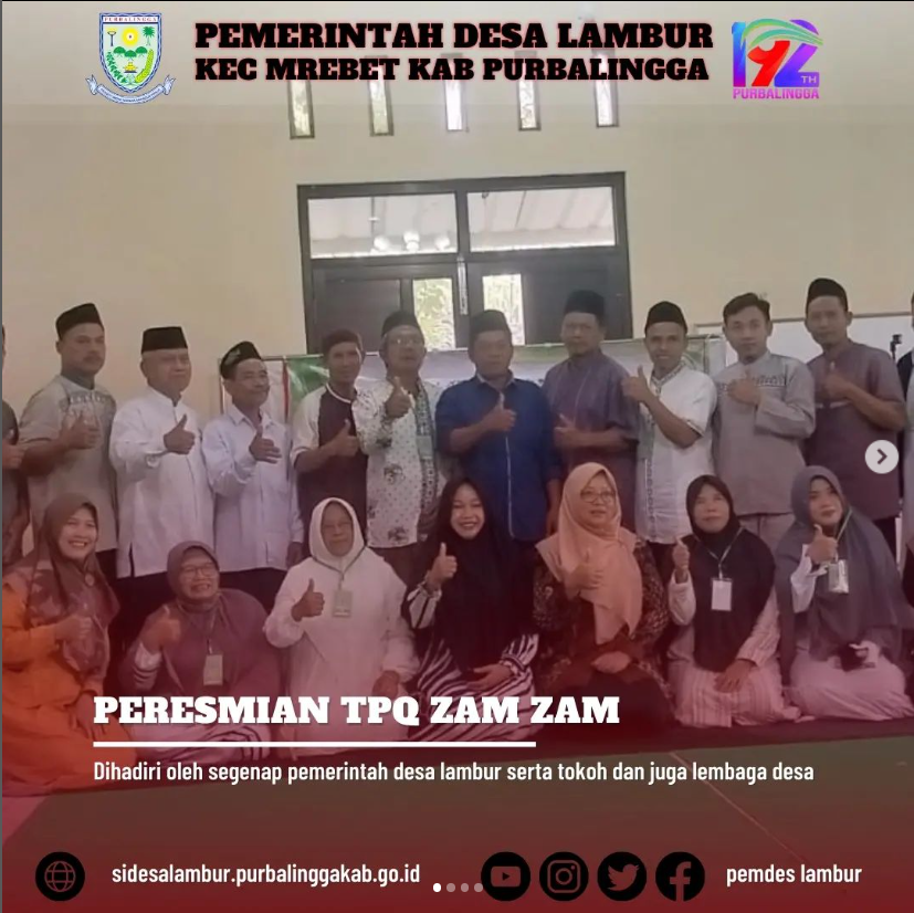 PERESMIAN TPQ ZAM ZAM